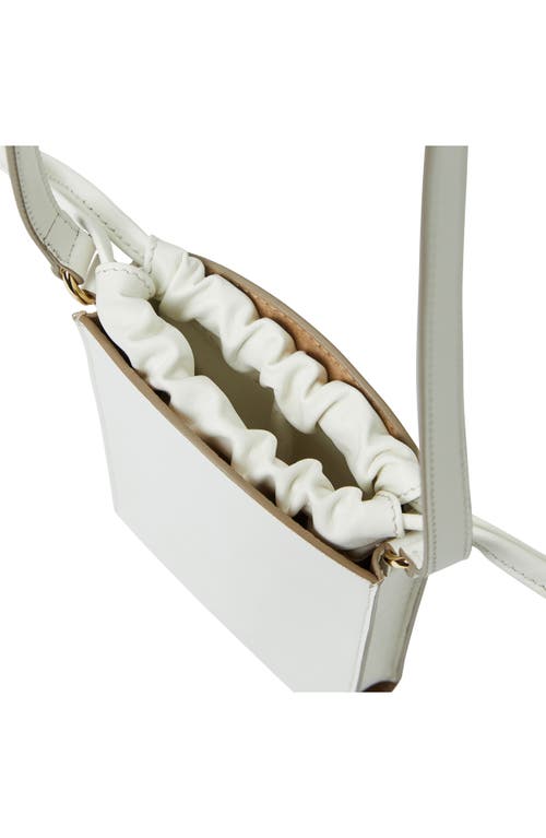Bruno Magli Luna Drawstring Pouch In Off White