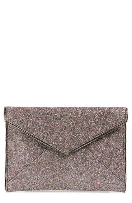 Image of Rebecca Minkoff Leo Glitter Clutch