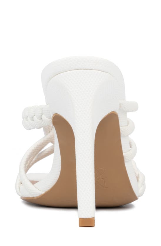 Shop New York And Company Dalia Heeled Sandal In White