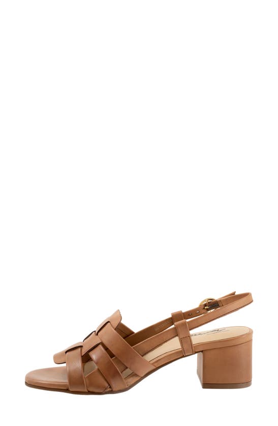 Shop Trotters Luna Slingback Sandal In Luggage