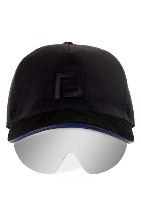 The Fendi Eyecap Baseball Hat with Shield Sunglasses