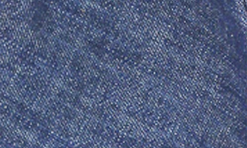 Alexandre De Paris Chambray Bow Scrunchie In Blue