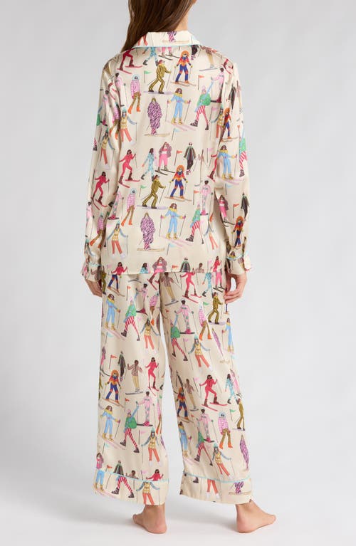 KAREN MABON KAREN MABON SKIIERS SATIN PAJAMAS 