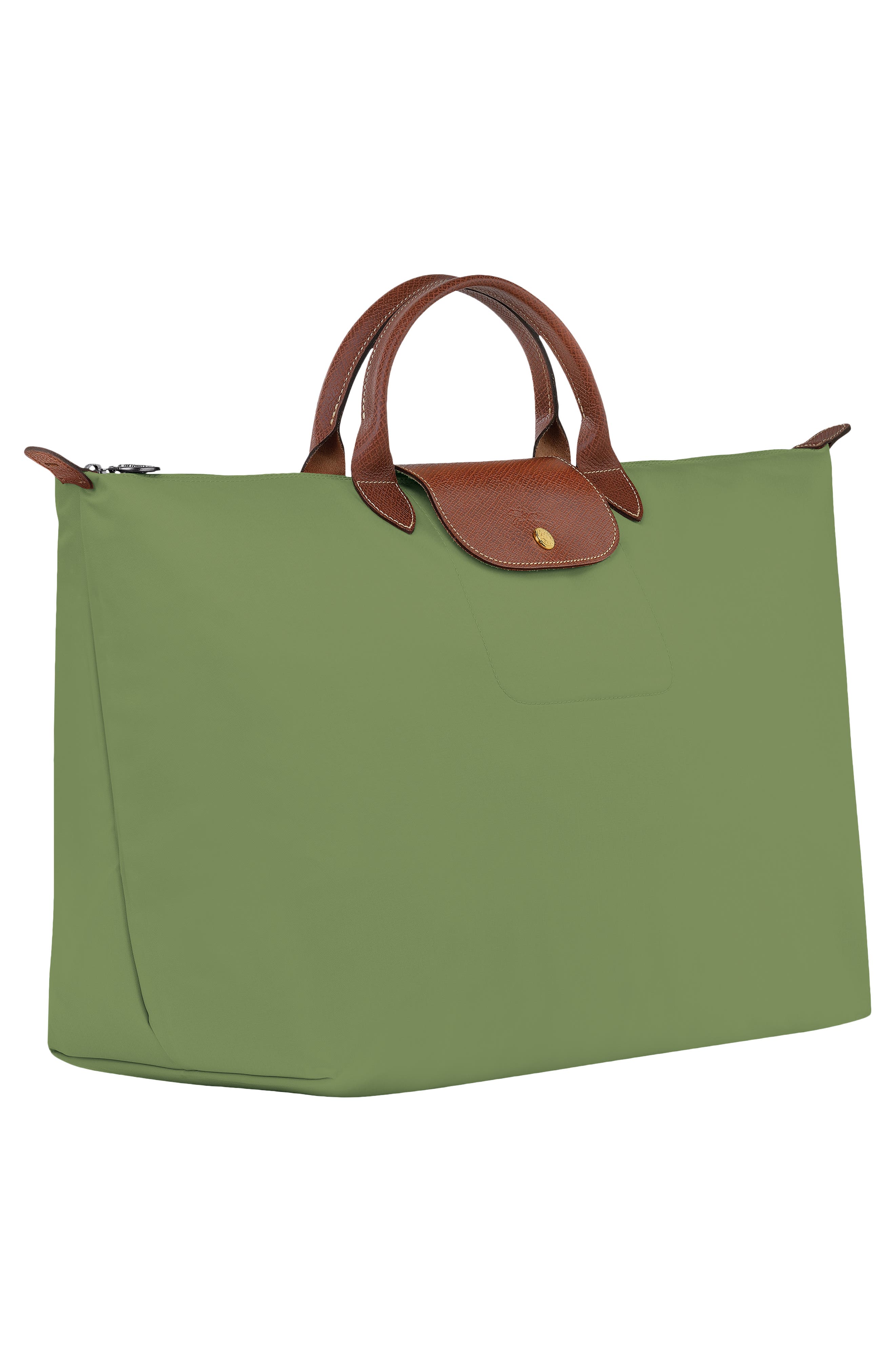 Longchamp Le Pliage Overnighter in Lichen Smart Closet