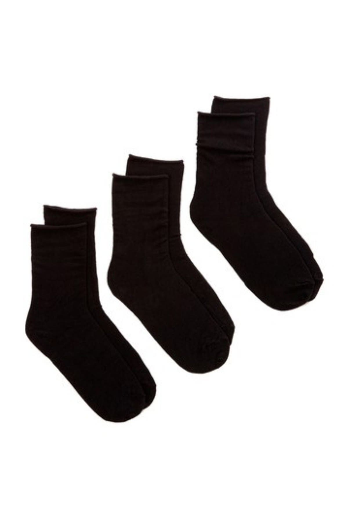 HUE | Roll Top Socks - Pack of 3 | Nordstrom Rack