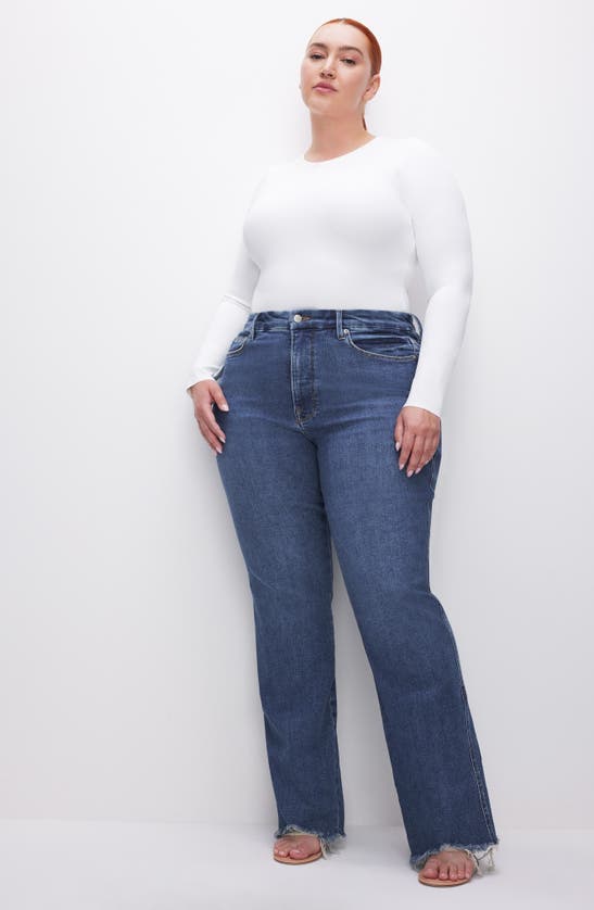 Good American Good Curve Bootcut Jeans In Indigo536