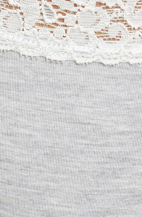 Fleur't Iconic Thong In Heather Grey/hampton Blue