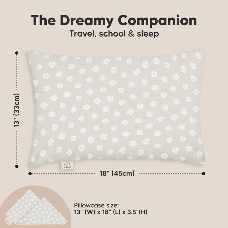 Shop Keababies Toddler Pillow With Pillowcase In Meadow