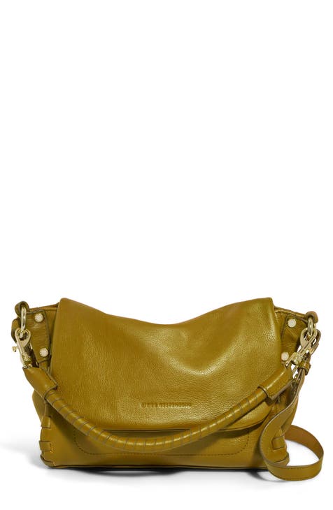 Marc Jacobs, Bags, Marc Jacobs Mustard Yellowgreen Patent Leather And  Leather Shoulder Bag