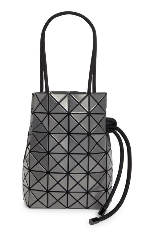 Bao Bao Issey Miyake Wring Glossy Drawstring Bag in Gunmetal
