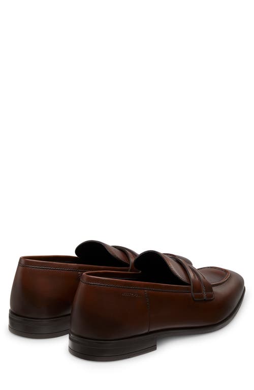 Shop Stuart Weitzman Simon Crisscross Loafer In Brown