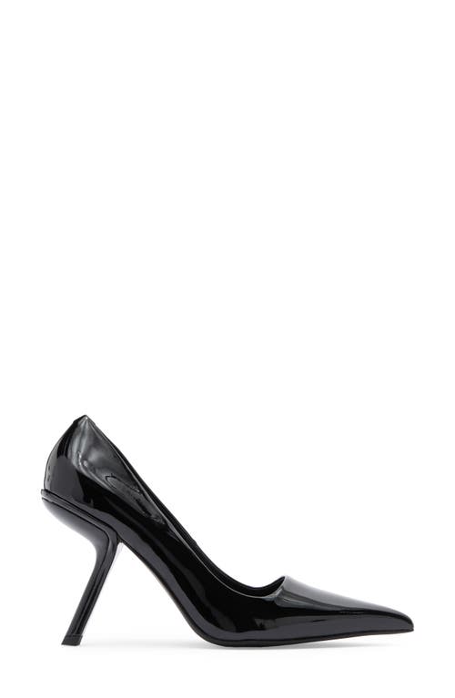 Shop Jeffrey Campbell Sling It Pointed Toe Pump In Black Patent