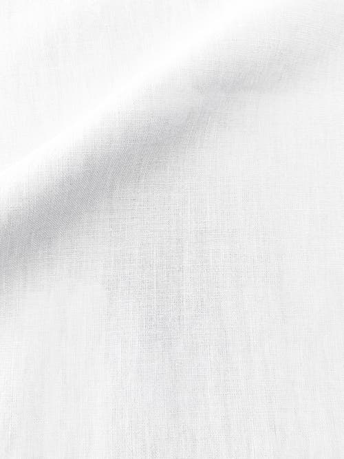 Anaya So Soft Linen Pillow Down Alternative Insert In White