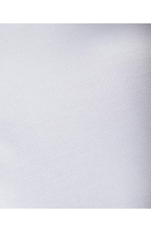 Shop Barbour Long Sleeve Cotton Polo In White