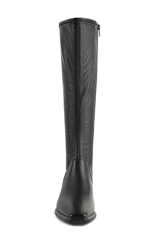 Shop Vagabond Shoemakers Aino Knee High Wedge Boot In Black