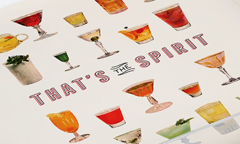 Deny Designs That's The Spirit Decorative Tray In Beige