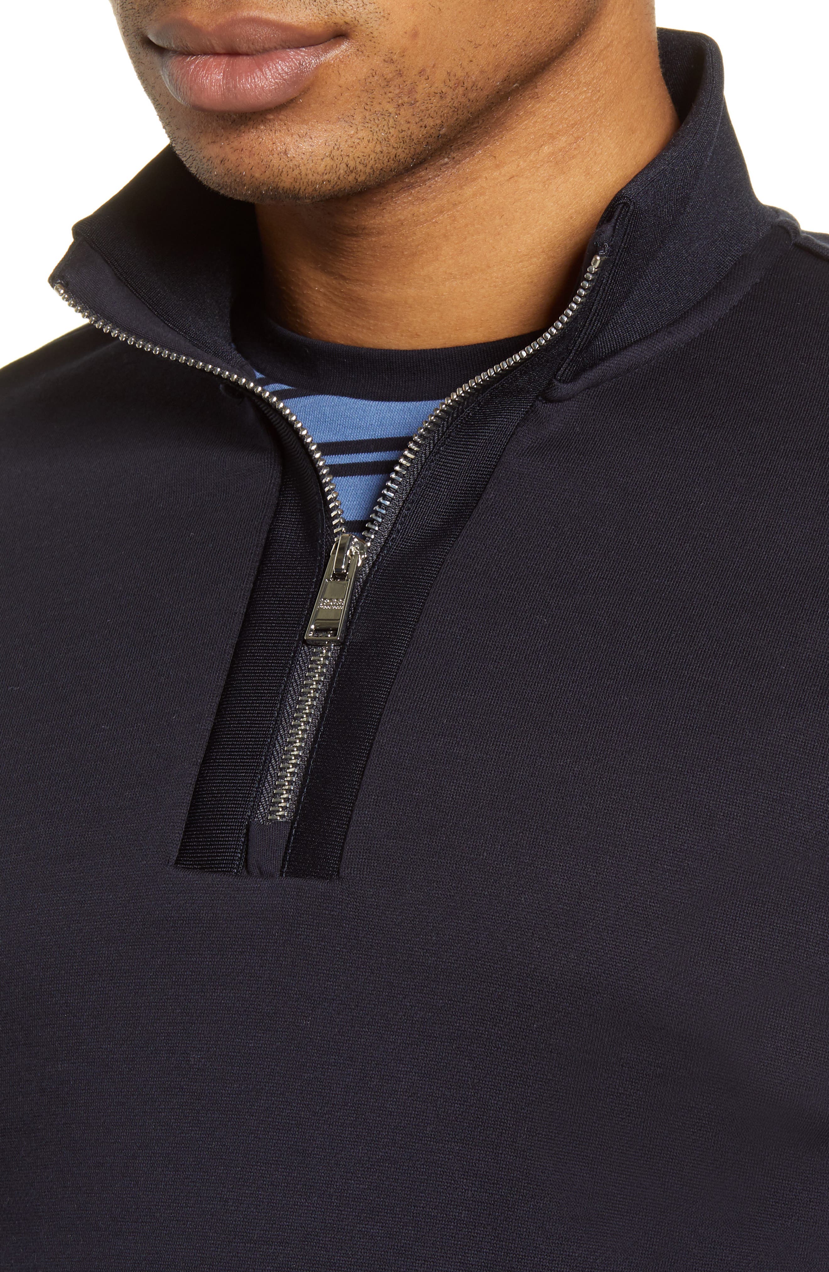 hugo boss quarter zip pullover