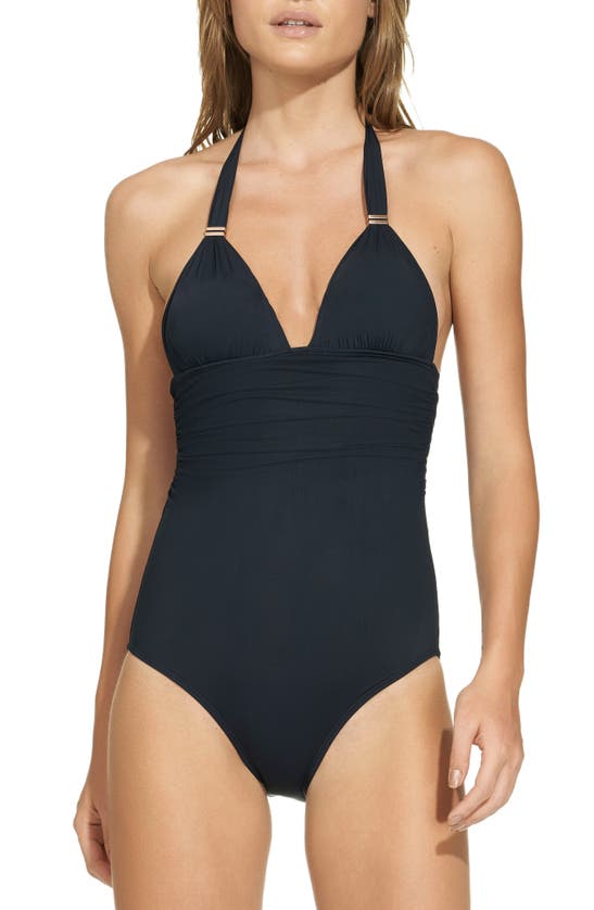 Vix Bia One Piece Swimsuit In Black Modesens