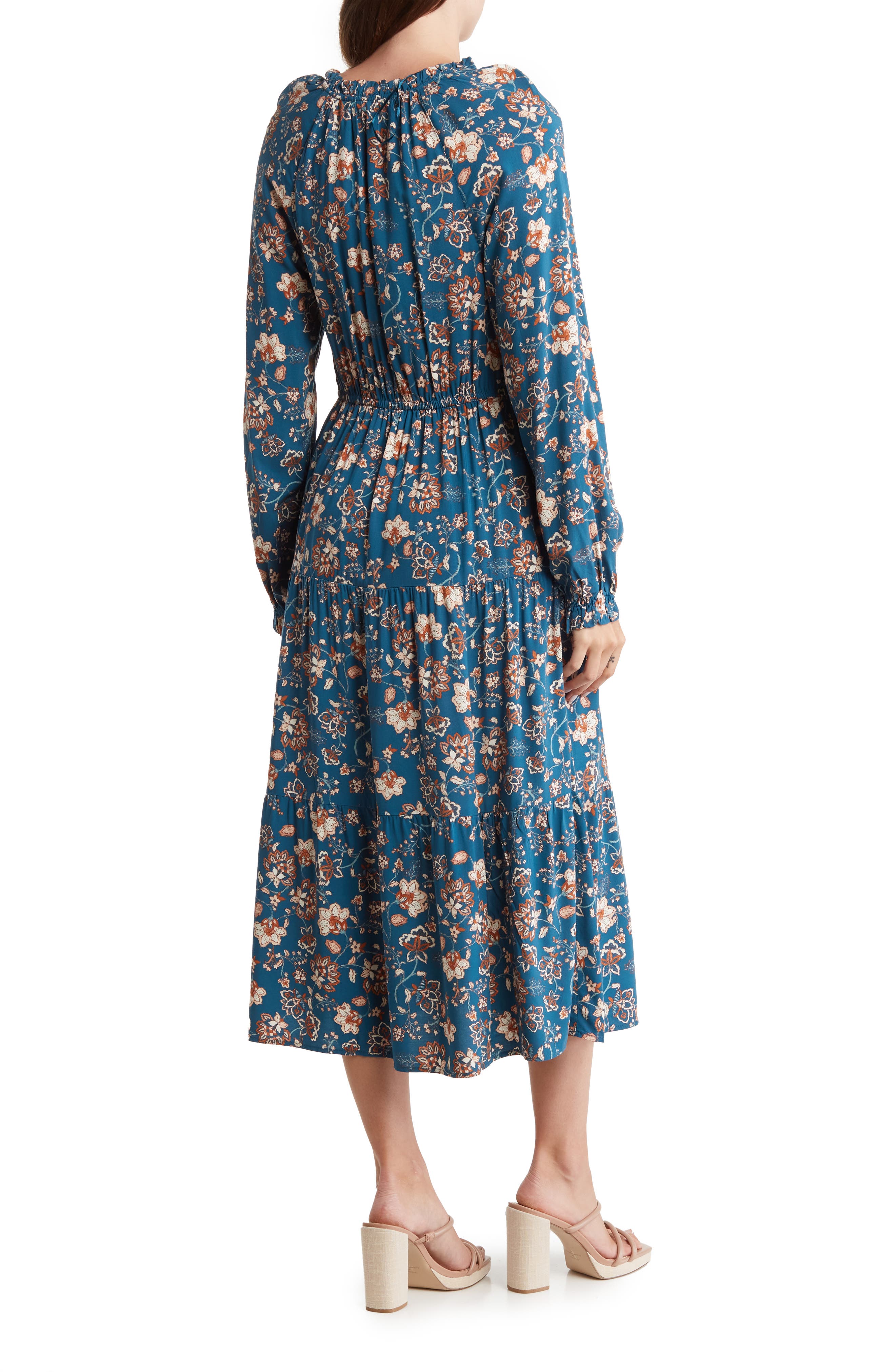 Lucky Brand Chalis Long Sleeve Maxi Dress Nordstromrack