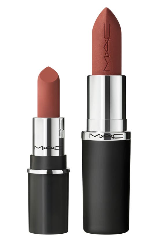 Shop Mac Cosmetics Mini M·a·cximal Matte Lipstick In Warm Teddy