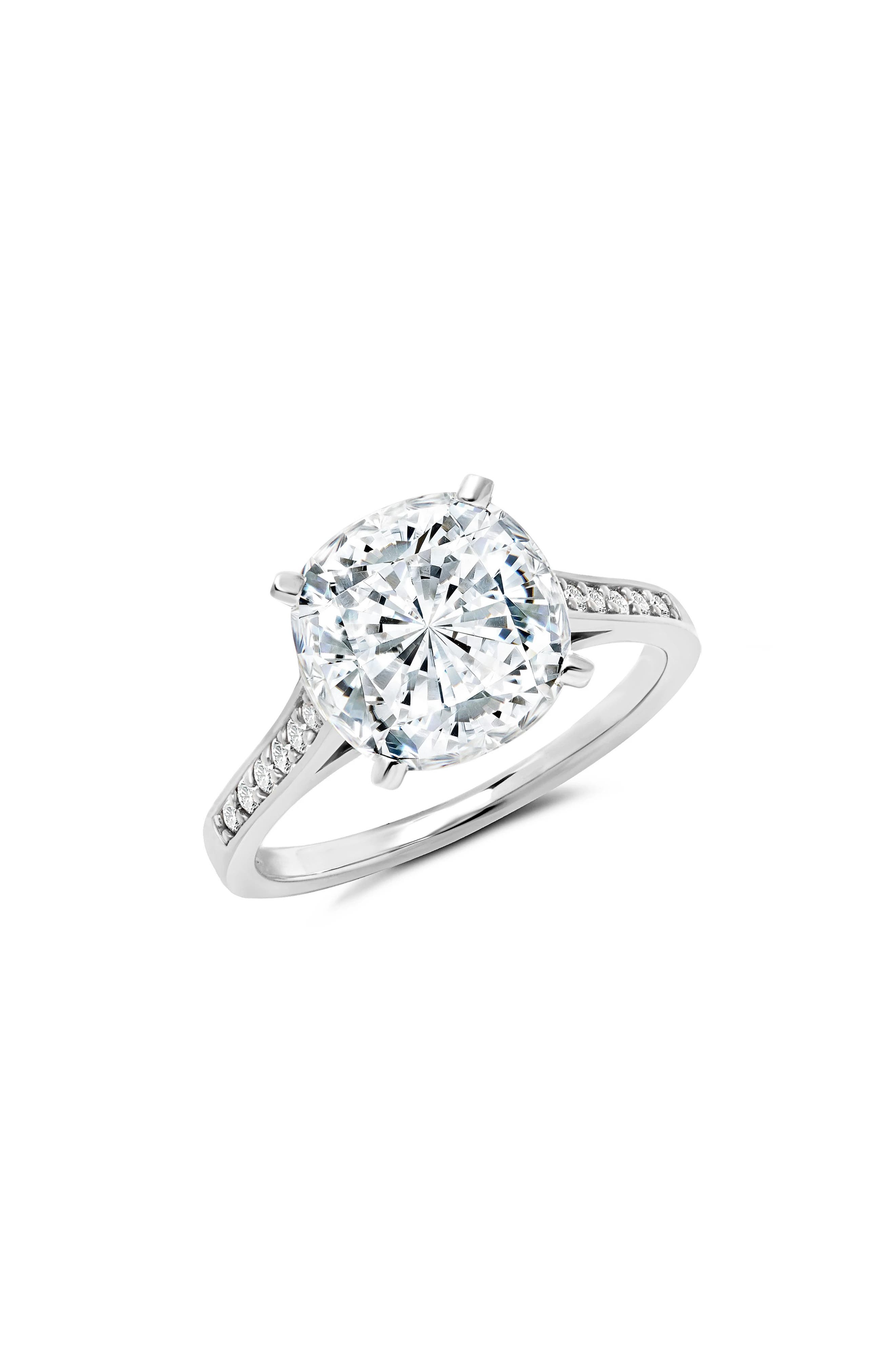 best cubic zirconia rings white gold