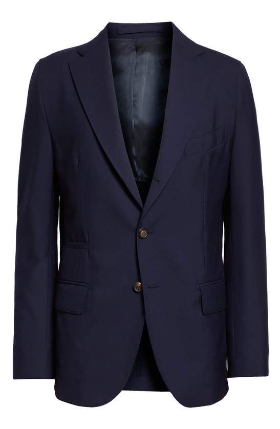 ELEVENTY ELEVENTY THREE-BUTTON WOOL & SILK BLAZER