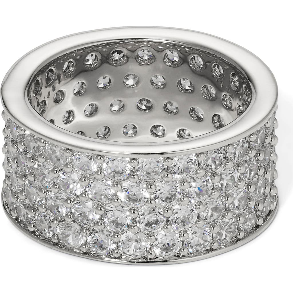 NADRI NADRI NORTHERN LIGHTS PAVÉ CUBIC ZIRCONIA RING