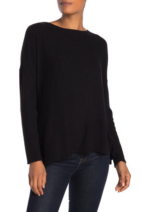Lucky Brand Womens Long Sleeves Cozy Crewneck Sweatshirt (Heather Grey,  Large) 