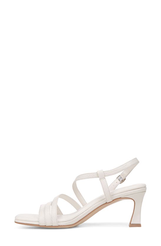 Shop Naturalizer Galaxy Slingback Sandal In Warm White Leather