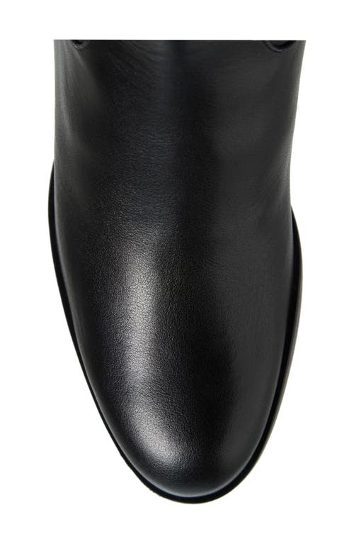 Wonders Classic Knee High Boot In Black Leather