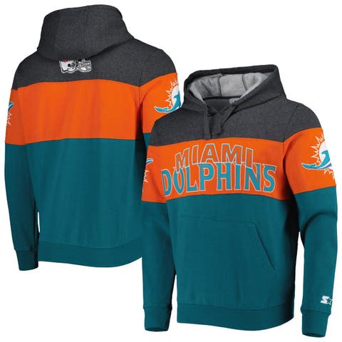 Miami Dolphins Starter Extreme Throwback Full-Zip Hoodie - Aqua/Orange