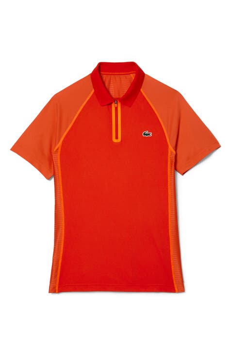 Chicago Bears Cutter & Buck Big Tall Forge Pencil Stripe Polo - Orange