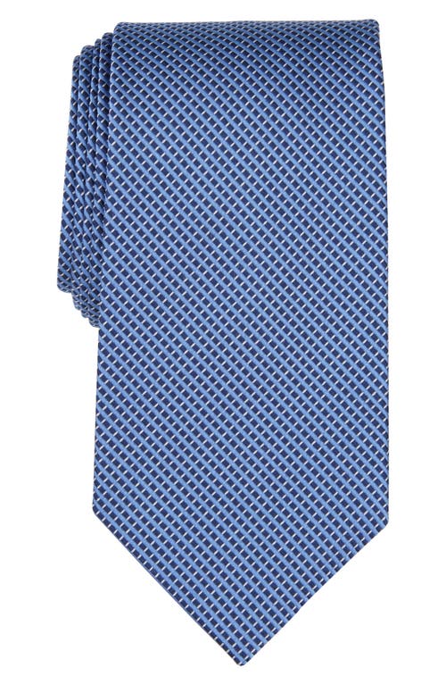 Shop Brooks Brothers Og Tonal Basketweave Silk Blend Tie In Blue