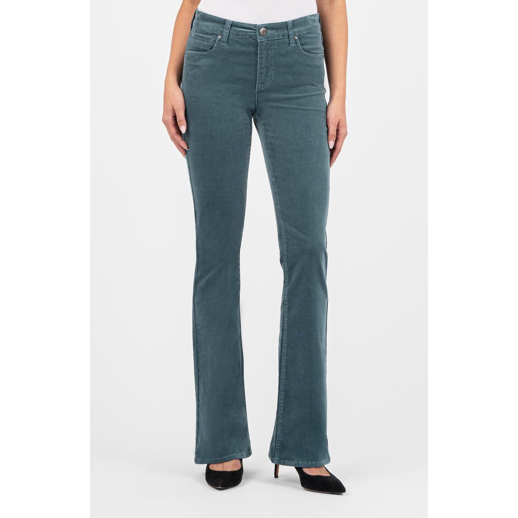 SWAT FAME Karen Bootcut Corduroy Pants in Lagoon