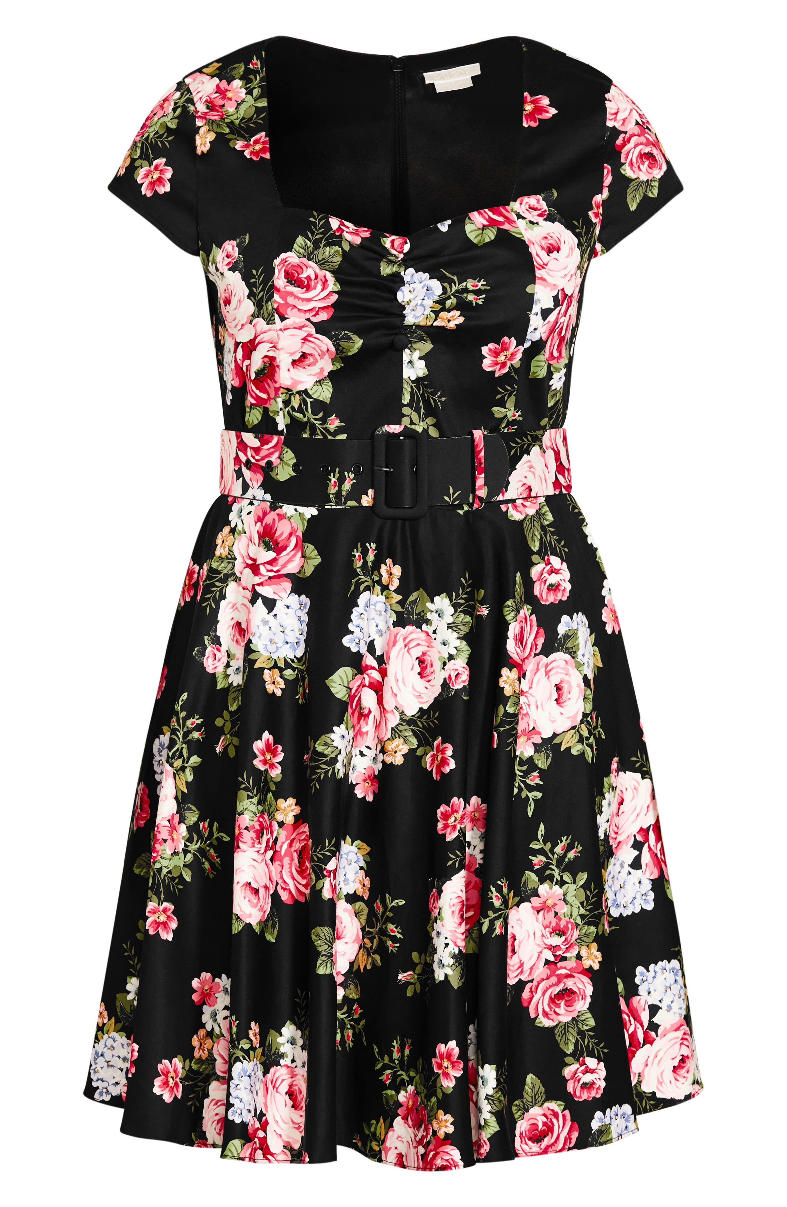 City Chic Sweet Vintage Fit \u0026 Flare 