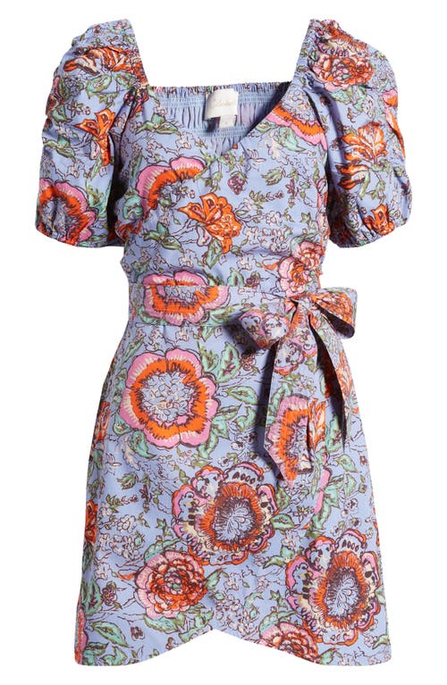 Shop Cleobella Edwina Floral Puff Sleeve Minidress In Manika Print