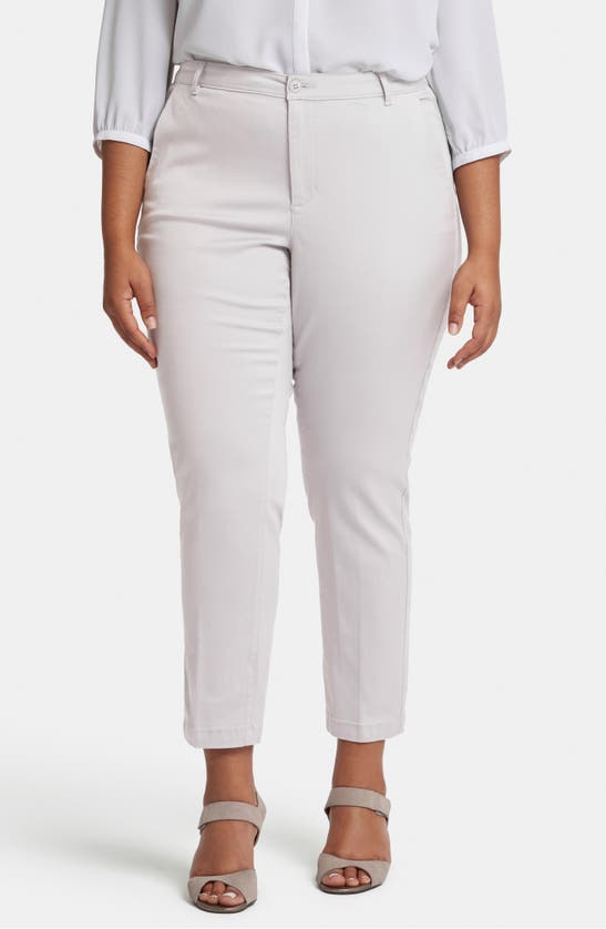 Shop Nydj Sadie Slim Pants In Pearl Grey