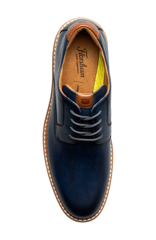 Shop Florsheim Norwalk Plain Toe Derby In Navy