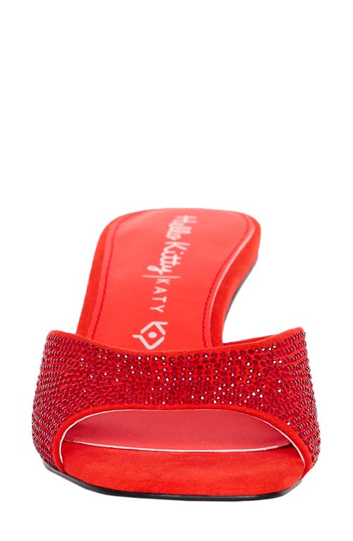 Shop Katy Perry X Hello Kitty® Slide Sandal In Hello Kitty Red