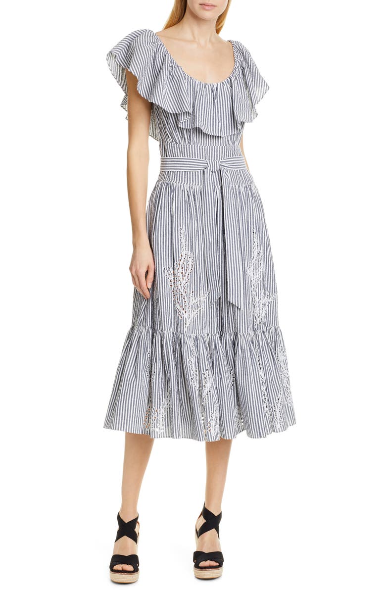 Tory Burch Eyelet Embroidered Dress | Nordstrom