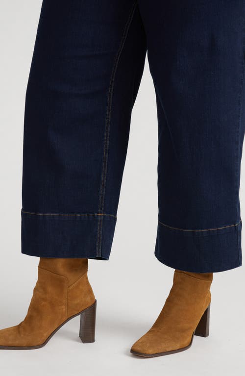 Universal Standard Carol High Waist Crop Jeans In Dark Indigo