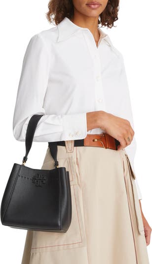 Tory Burch McGraw Small Leather Bucket Bag | Nordstrom