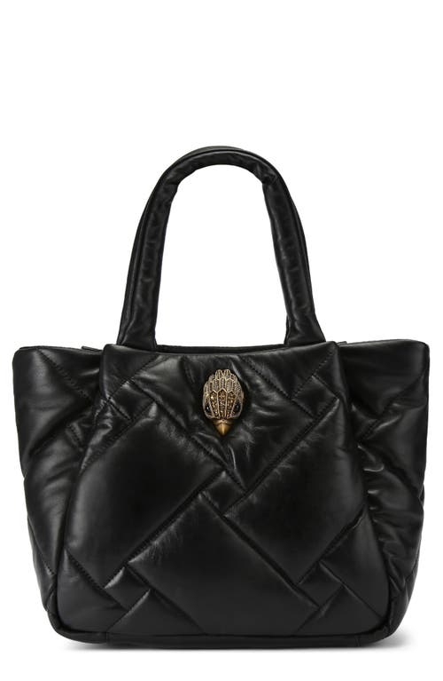 Kurt Geiger London Medium Kensington Puff Quilted Leather Shopper Bag In Black