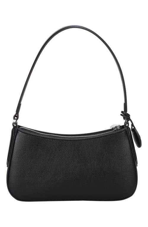 Shop Hugo Liriel Faux Leather Hobo Bag In Black