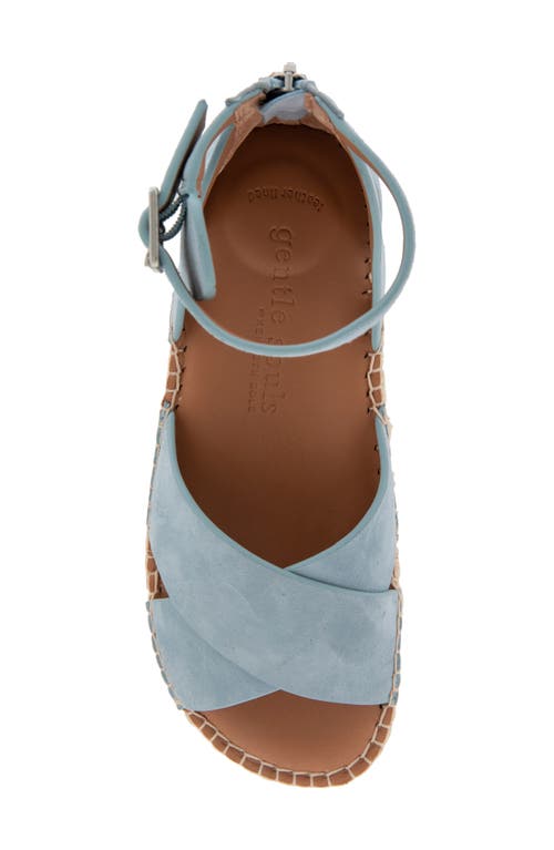 GENTLE SOULS BY KENNETH COLE GENTLE SOULS LEON ANKLE STRAP WEDGE SANDAL