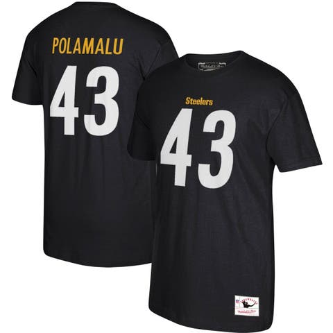 Preschool Mitchell & Ness Troy Polamalu Black Pittsburgh Steelers Retired Legacy Jersey