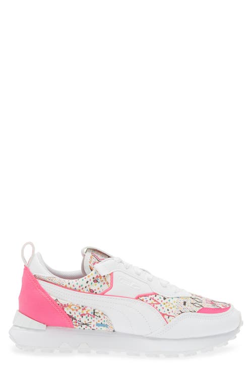 Puma Rider Fv Artisan Sneaker In White-ravish