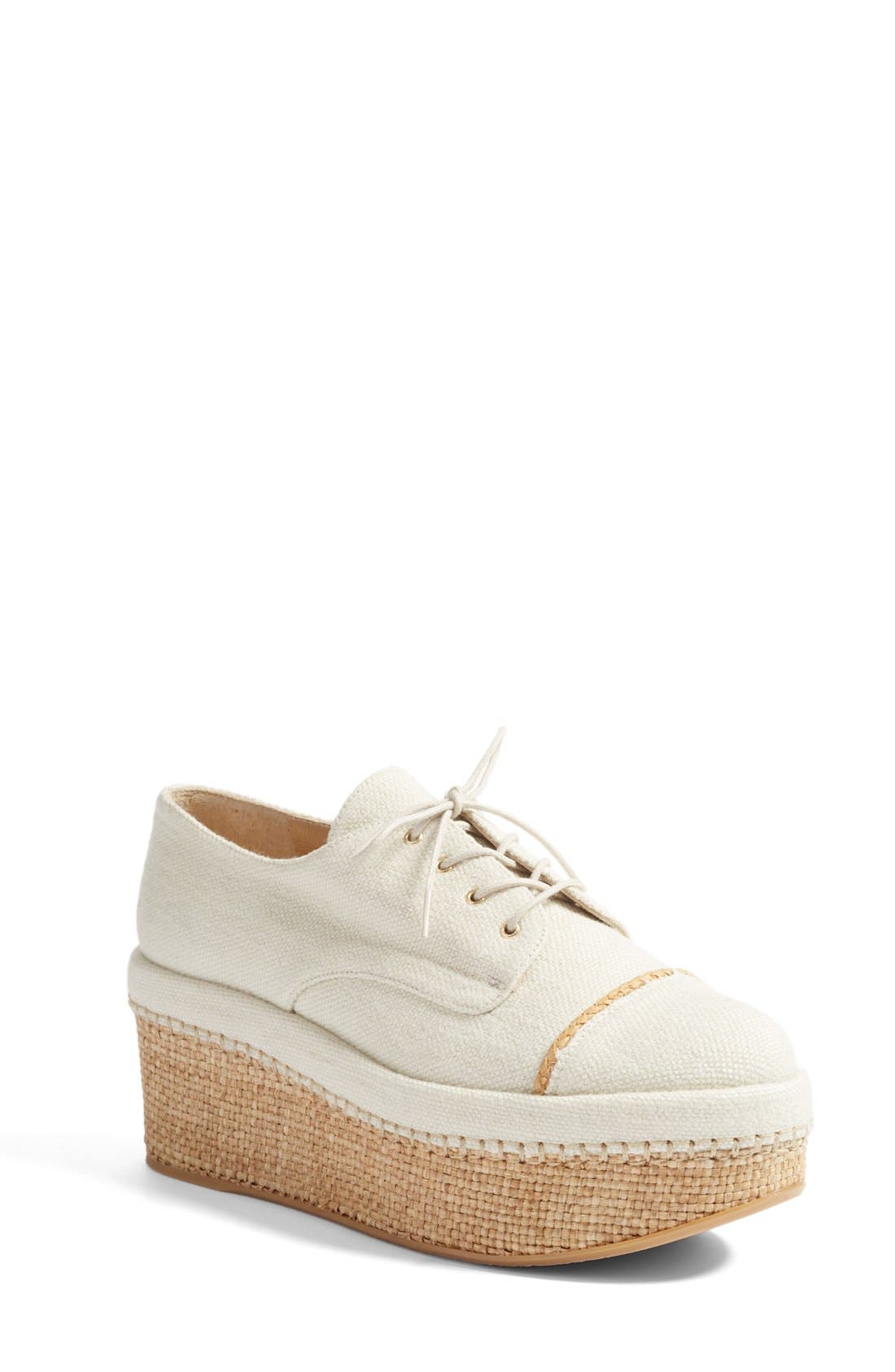 stuart weitzman platform oxfords