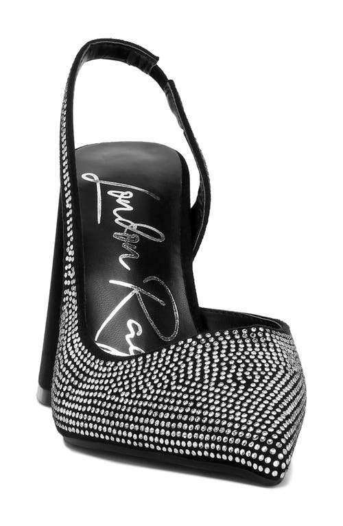 Shop London Rag Saranna Rhinestone D'orsay Pump In Black