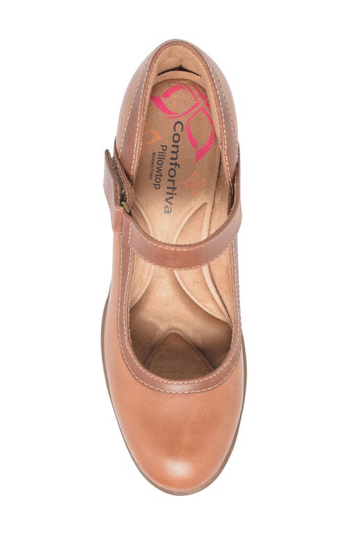 Shop Comfortiva Barnes Mary Jane Pump In Luggage